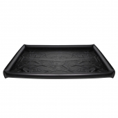 Черная виниловая простынь с надувными краями Nuru Inflatable Vinyl Massage Sheet - XR Brands - купить с доставкой в Ногинске