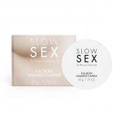Массажная свеча для всего тела Slow Sex - 50 гр. - Bijoux Indiscrets - купить с доставкой в Ногинске