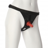 Трусики со штырьком для фиксации насадок Ultra Harness with Plug - Doc Johnson - купить с доставкой в Ногинске