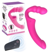 Розовый безремневой страпон Straples Strap-On Dildo - Erokay - купить с доставкой в Ногинске