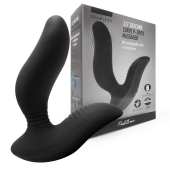 Черный вибромассажер простаты 3,5’’ Curve P-spot Massager - 12 см. - Erokay - в Ногинске купить с доставкой
