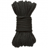 Черная верёвка для связывания и фиксации Bind Tie - 9,14 м. - Doc Johnson - купить с доставкой в Ногинске
