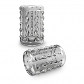 Прозрачная насадка с бороздками STAY HARD COCK SLEEVE 04 CLEAR - Blush Novelties - в Ногинске купить с доставкой