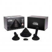 Конусный вибромассажер Cowgirl Cone с 2 насадками - CowGirl - купить с доставкой в Ногинске