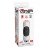 Мастурбатор-вагина Extreme Toyz Mega Grip Vibrating Stroker Mouth - Pipedream - в Ногинске купить с доставкой