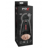 Мастурбатор-вагина с вибрацией Dirty Talk Starter Stroker - Pipedream - в Ногинске купить с доставкой