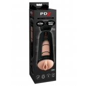 Мастурбатор-вагина с вибрацией Vibrating Mega Milker - Pipedream - в Ногинске купить с доставкой