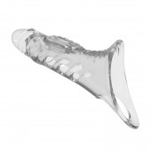 Прозрачная насадка на пенис - 22 см. - Baile - в Ногинске купить с доставкой