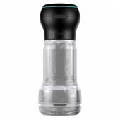 Набор PowerBlow   Feel Pocket Stroker Crystal: мастурбатор и интерактивная насадка - Kiiroo - в Ногинске купить с доставкой