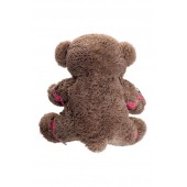 Бондажный набор: бурый мишка с розовыми оковами и наручниками - Pecado - купить с доставкой в Ногинске