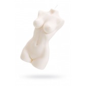 Белая интерьерная свеча в форме женского торса - 850 гр. - Pecado - купить с доставкой в Ногинске