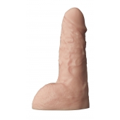 Телесный фаллоудлинитель с мошонкой Cock Next - 19 см. - LOVETOY (А-Полимер) - в Ногинске купить с доставкой