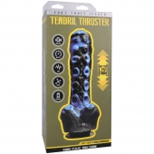 Черно-синяя мини-машина на присоске Tendril Thruster - 21,6 см. - Doc Johnson - купить с доставкой в Ногинске