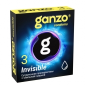 Супертонкие презервативы Ganzo Invisible - 3 шт. - Ganzo - купить с доставкой в Ногинске