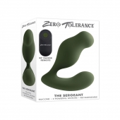 Вибромассажер простаты The Sergeant цвета хаки - Zero Tolerance - в Ногинске купить с доставкой