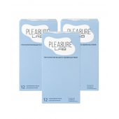 Набор из 3 упаковок ультратонких презервативов Pleasure Lab (по 12 шт.) - Pleasure Lab - купить с доставкой в Ногинске