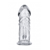 Прозрачная насадка на пенис Uco - 13 см. - A-toys - в Ногинске купить с доставкой