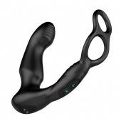 Черный двухмоторный массажер простаты Nexus Simul8 Wave Edition - Nexus Range - в Ногинске купить с доставкой