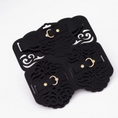 Фигурный набор для БДСМ-игр с узорами и золотистой фурнитурой - Crazy Handmade - купить с доставкой в Ногинске