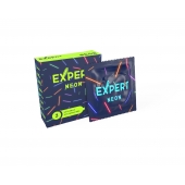 Светящиеся в темноте презервативы Expert Neon - 3 шт. - Expert - купить с доставкой в Ногинске