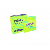 Ультратонкие презервативы Expert Invisible - 3 шт. - Expert - купить с доставкой в Ногинске
