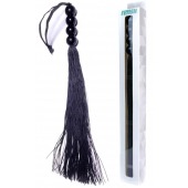 Черная силиконовая плеть - 37 см. - Boys of Toys - купить с доставкой в Ногинске