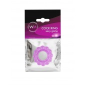 Лиловое эрекционное кольцо с 2 рядами стимулирующих шариков - Erowoman-Eroman - в Ногинске купить с доставкой