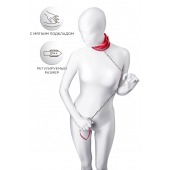 Красный ошейник с подкладкой из меха - ToyFa - купить с доставкой в Ногинске