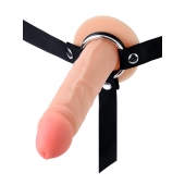 Мужской полый страпон на регулируемых ремнях - 18,5 см. - Sex Expert - купить с доставкой в Ногинске