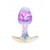 Сиреневатая анальная втулка - 8,2 см. - AnaLove