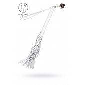 Белая кожаная плеть - 50 см. - Pecado - купить с доставкой в Ногинске