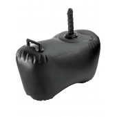 Черное надувное кресло с платформой для фиксации дилдо Body Dock Inflatable Love Seat - Pipedream - купить с доставкой в Ногинске