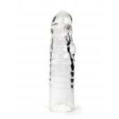 Прозрачная закрытая насадка на член - 15 см. - Sex Expert - в Ногинске купить с доставкой