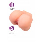 Реалистичный мастурбатор в форме попки с 2 любовными входами - No Name - в Ногинске купить с доставкой