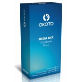 Презервативы OKOTO Mega Mix - 18 шт. - Sitabella - купить с доставкой в Ногинске