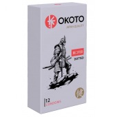 Точечные презервативы OKOTO Dotted - 12 шт. - Sitabella - купить с доставкой в Ногинске