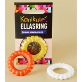 Цветное рельефное эрекционное кольцо Ellasring - Sitabella - в Ногинске купить с доставкой