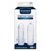 Набор из 2 прозрачных насадок на член Seductive Tickler Sleeves Set - NMC - в Ногинске купить с доставкой