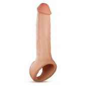 Телесная насадка-удлинитель Thrive 8.75 Inch Realistic Penis Extender Sleeve - 22,2 см. - Blush Novelties - в Ногинске купить с доставкой