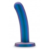 Синяя насадка с гладкой поверхностью Surrender 5.75 Inch Intermediate Pegging Dildo - 14,6 см. - Blush Novelties - купить с доставкой в Ногинске