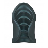 Серый сквозной мастурбатор с вибрацией Manwan Starter - Manwan - в Ногинске купить с доставкой