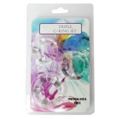 Набор из 3 эрекционных прозрачных колец - Boys of Toys - в Ногинске купить с доставкой