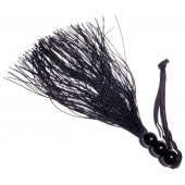 Черная силиконовая плетка - 25,4 см. - Boys of Toys - купить с доставкой в Ногинске