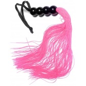 Розовая силиконовая плеть - 35,5 см. - Boys of Toys - купить с доставкой в Ногинске