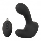 Черная анальная вибропробка с функцией расширения RC Butt Plug with 3 functions - Orion - в Ногинске купить с доставкой