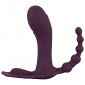 Фиолетовый вибратор для ношения в трусиках ARIVA RC Panty Vibrator - Orion
