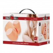 Телесный мастурбатор Liora с 2 любовными тоннелями - Baile - в Ногинске купить с доставкой