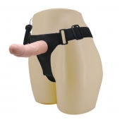 Реалистичный страпон-фаллоимитатор на трусиках Ultra Passionate Harness - 15 см. - Baile - купить с доставкой в Ногинске