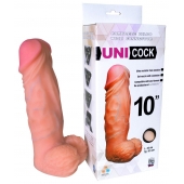 Фаллическая насадка Харнесс UNICOCK 10  - 25 см. - LOVETOY (А-Полимер) - купить с доставкой в Ногинске