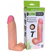 Фаллическая насадка Харнесс UNICOCK 7  - 19 см. - LOVETOY (А-Полимер) - купить с доставкой в Ногинске